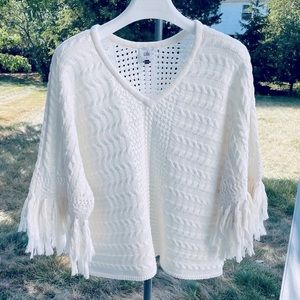 Cabi Fringe Sweater